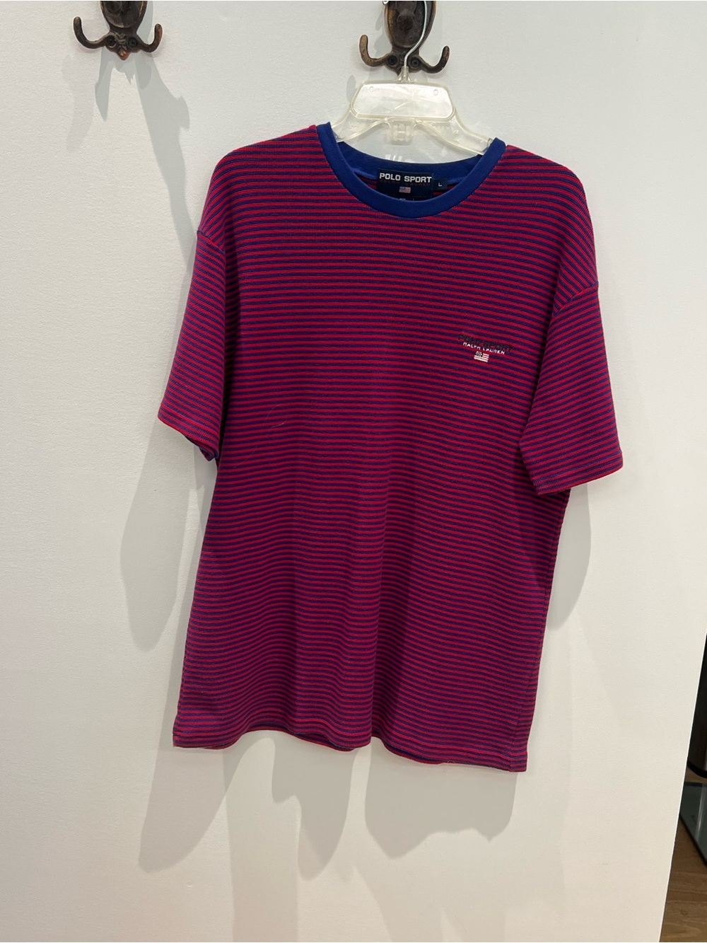 Polo Sport tricot s/sleeve dressy shirt by Ralph Lauren. New, perfect condition.